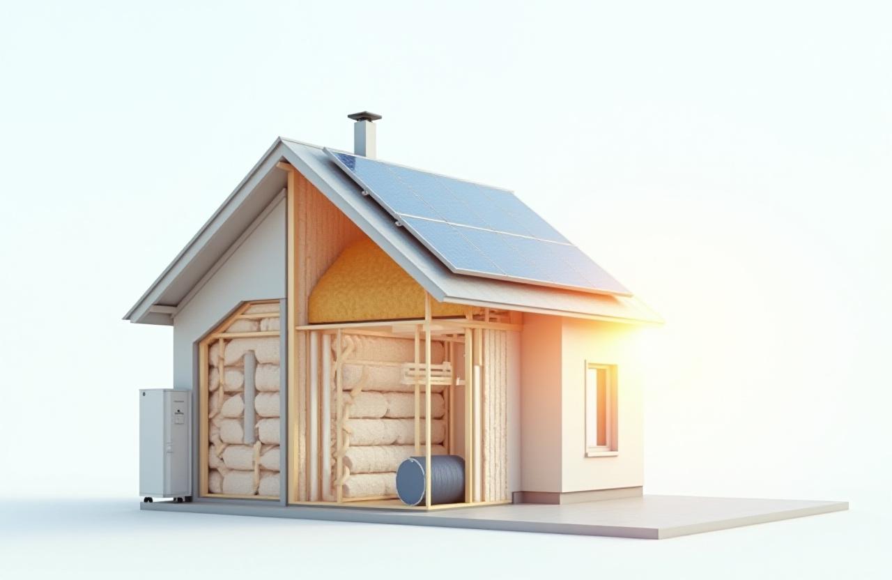 Energirenovering med isolering og solceller